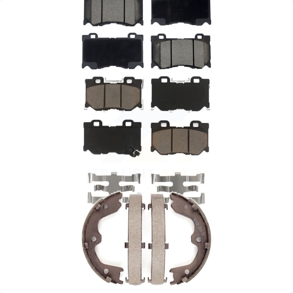 Transit Auto - KCN-100004 - Front and Rear Disc Brake Pad Kits image 1