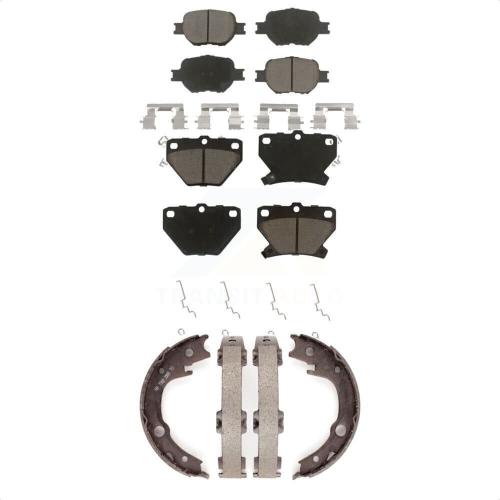 Transit Auto - KCN-100012 - Front and Rear Disc Brake Pad Kits image 1