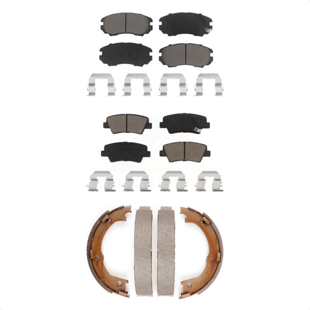 Transit Auto - KCN-100017 - Front and Rear Disc Brake Pad Kits image 1