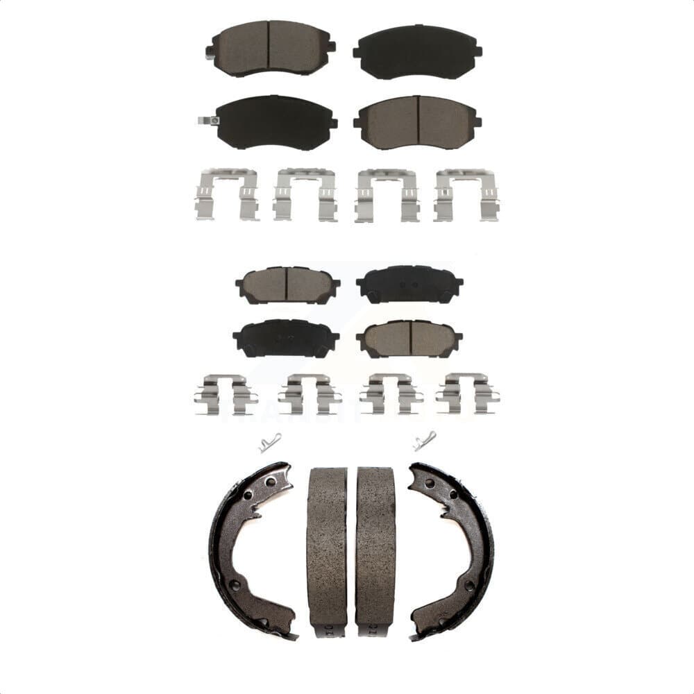Transit Auto - KCN-100030 - Front and Rear Disc Brake Pad Kits image 1