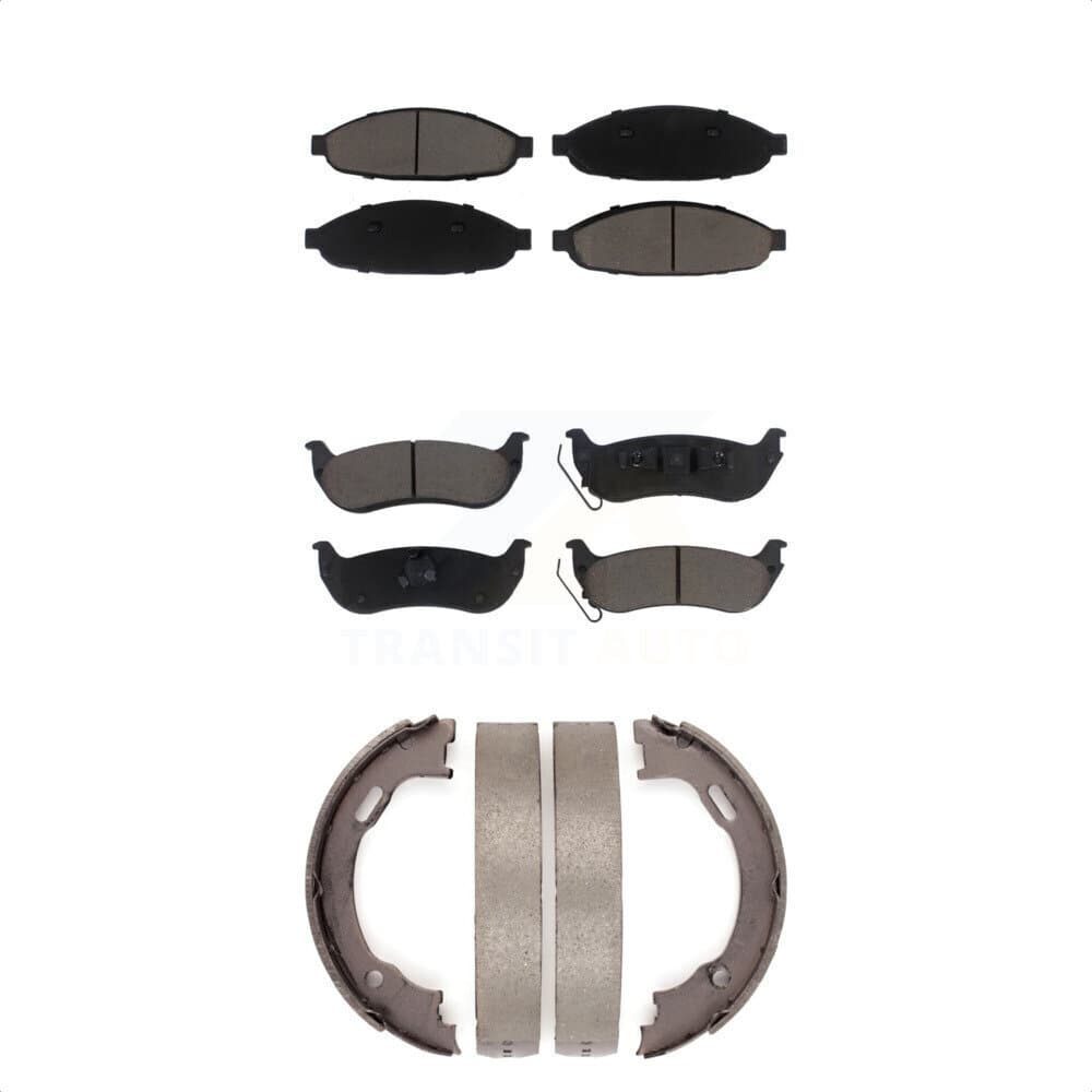 Transit Auto - KCN-100037 - Front and Rear Disc Brake Pad Kits image 1