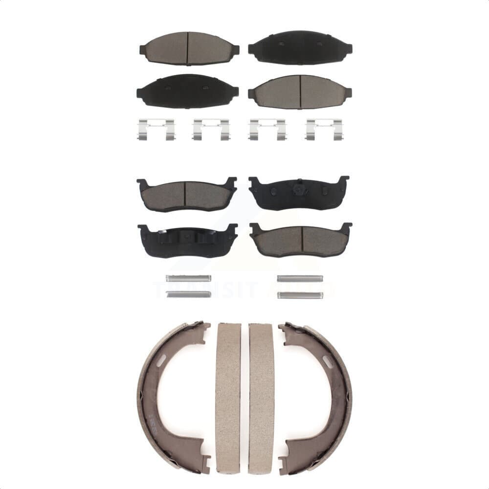 Transit Auto - KCN-100043 - Front and Rear Disc Brake Pad Kits image 1