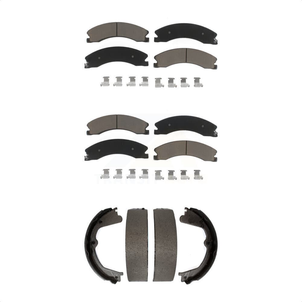 Transit Auto - KCN-100046 - Front and Rear Disc Brake Pad Kits image 1