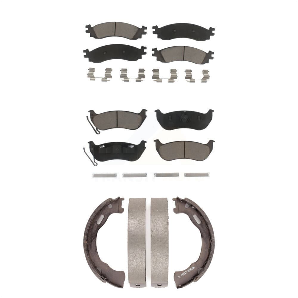 Transit Auto - KCN-100067 - Front and Rear Disc Brake Pad Kits image 1