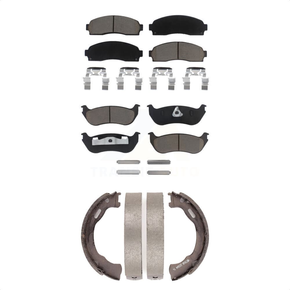 Transit Auto - KCN-100068 - Front and Rear Disc Brake Pad Kits image 1