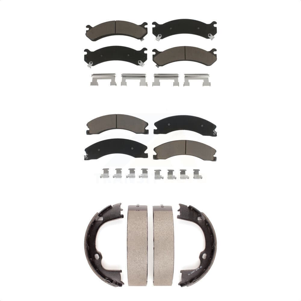 Transit Auto - KCN-100080 - Front and Rear Disc Brake Pad Kits image 1