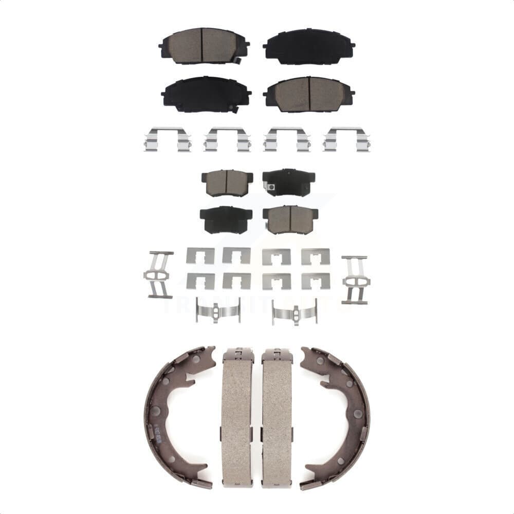 Transit Auto - KCN-100085 - Front and Rear Disc Brake Pad Kits image 1