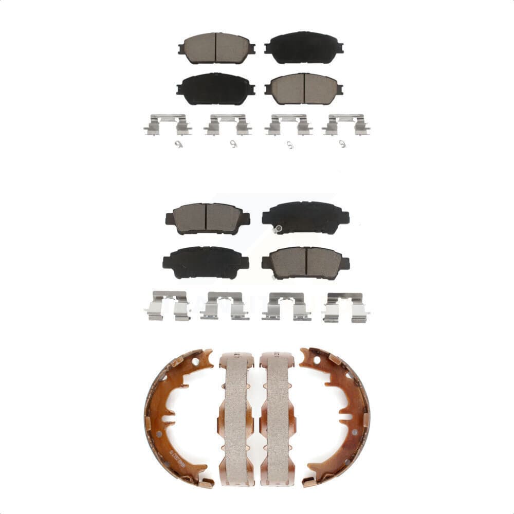 Transit Auto - KCN-100089 - Front and Rear Disc Brake Pad Kits image 1