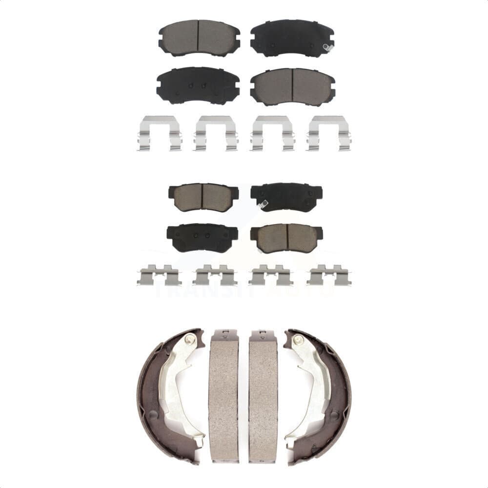 Transit Auto - KCN-100092 - Front and Rear Disc Brake Pad Kits image 1