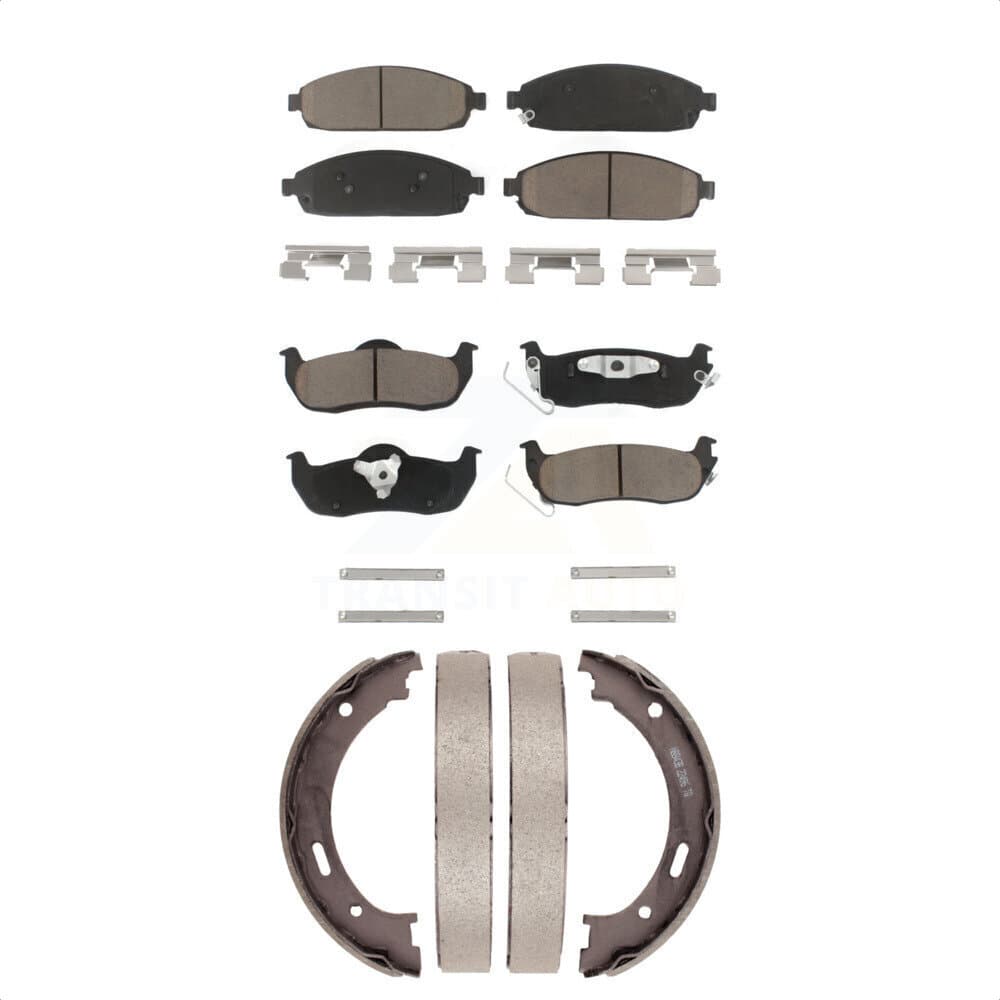 Transit Auto - KCN-100096 - Front and Rear Disc Brake Pad Kits image 1