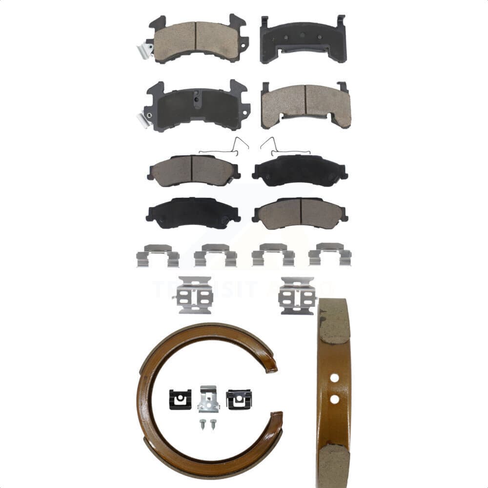 Transit Auto - KCN-100101 - Front and Rear Disc Brake Pad Kits image 1