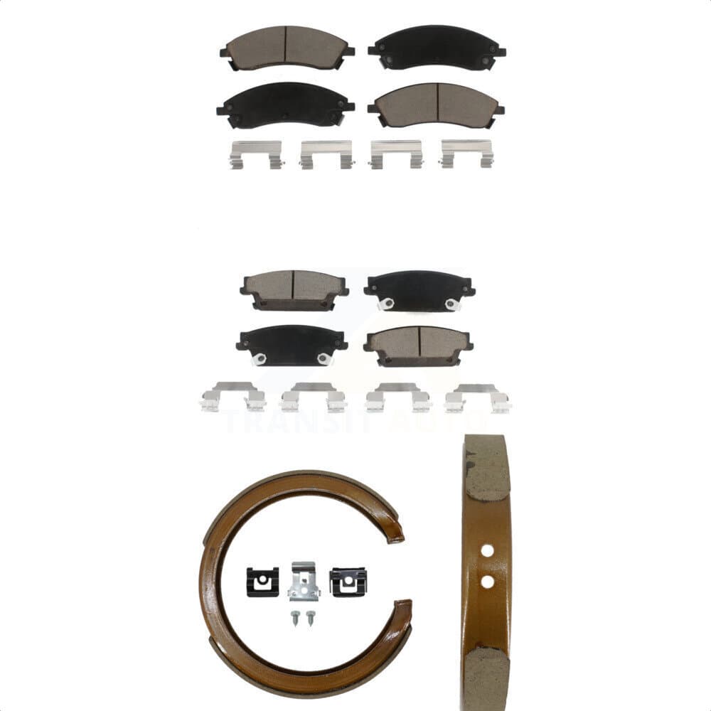 Transit Auto - KCN-100102 - Front and Rear Disc Brake Pad Kits image 1