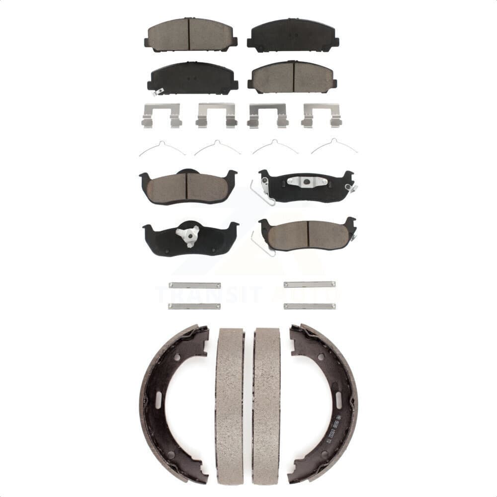 Transit Auto - KCN-100112 - Front and Rear Disc Brake Pad Kits image 1