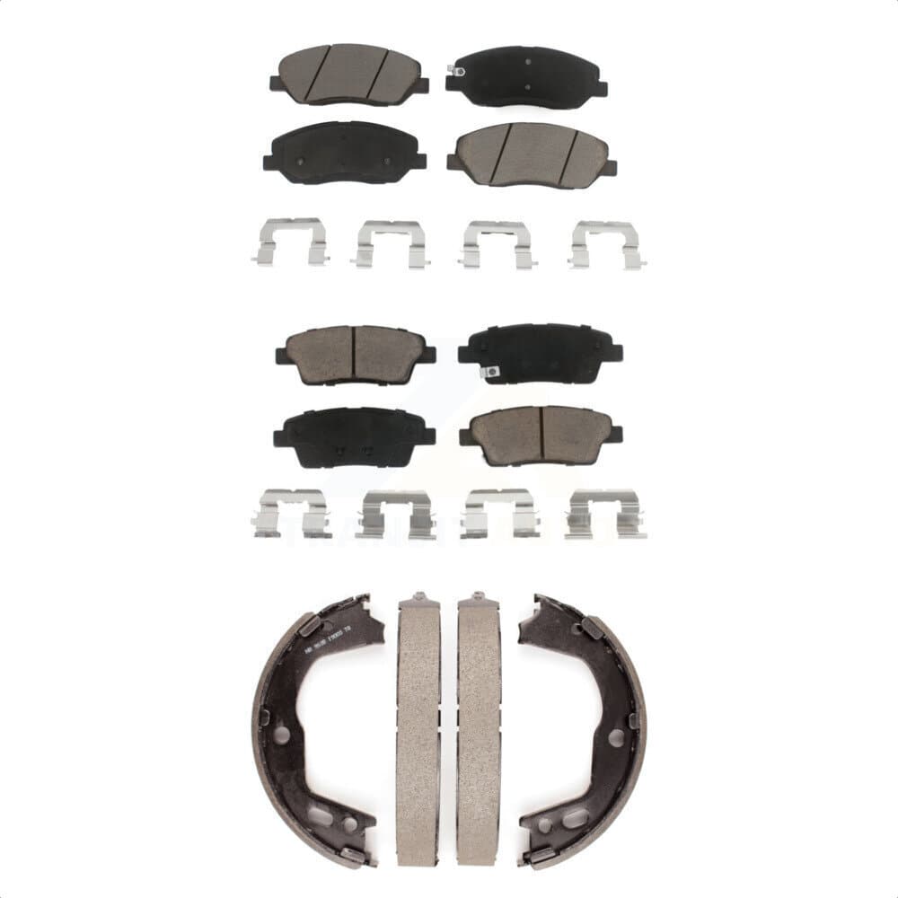 Transit Auto - KCN-100115 - Front and Rear Disc Brake Pad Kits image 1