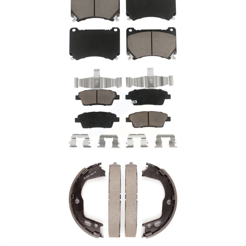 Transit Auto - KCN-100116 - Front and Rear Disc Brake Pad Kits image 1