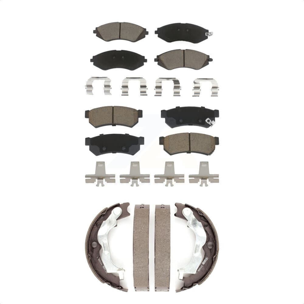 Transit Auto - KCN-100120 - Front and Rear Disc Brake Pad Kits image 1