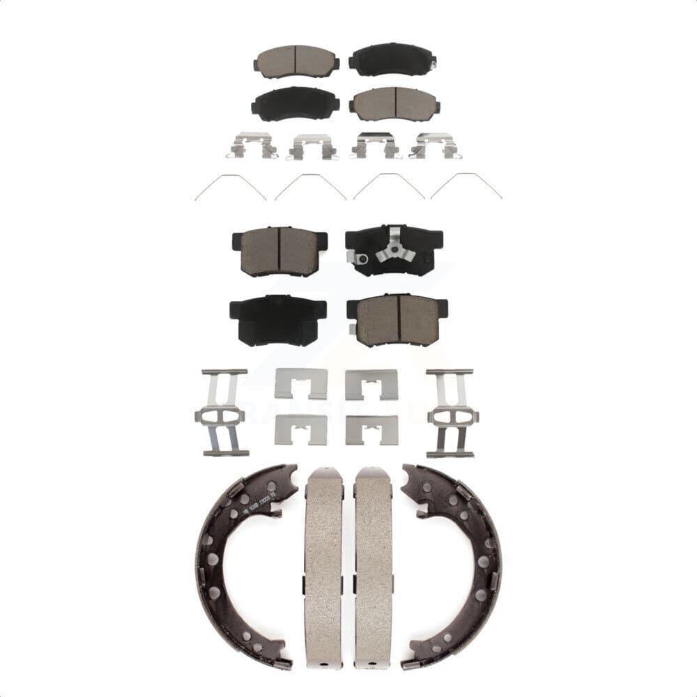 Transit Auto - KCN-100124 - Front and Rear Disc Brake Pad Kits image 1
