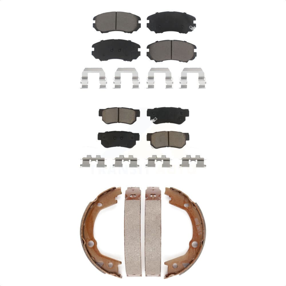 Transit Auto - KCN-100129 - Front and Rear Disc Brake Pad Kits image 1