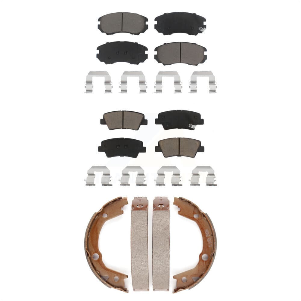 Transit Auto - KCN-100130 - Front and Rear Disc Brake Pad Kits image 1