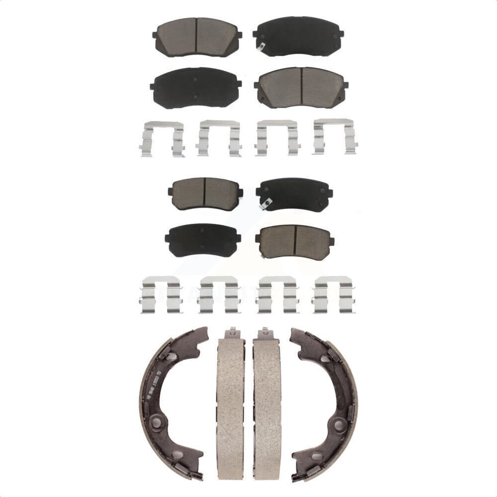 Transit Auto - KCN-100132 - Front and Rear Disc Brake Pad Kits image 1
