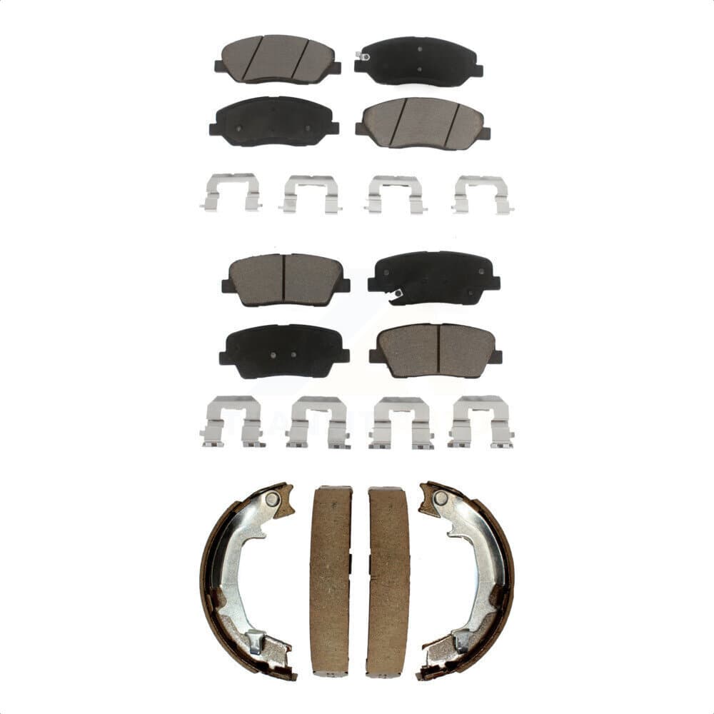 Transit Auto - KCN-100157 - Front and Rear Disc Brake Pad Kits image 1