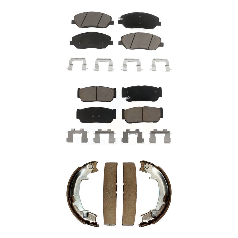 Transit Auto - KCN-100158 - Front and Rear Disc Brake Pad Kits image 1