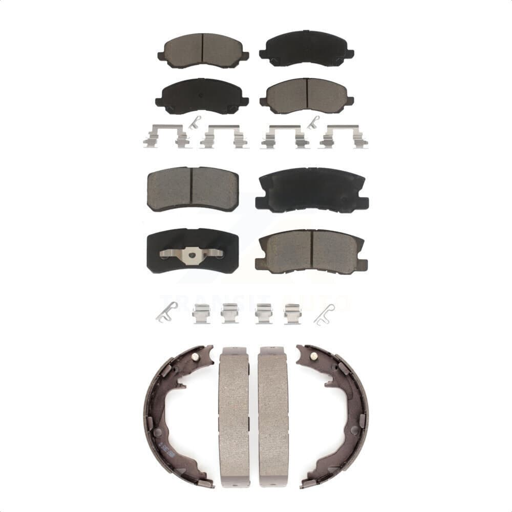 Transit Auto - KCN-100170 - Front and Rear Disc Brake Pad Kits image 1