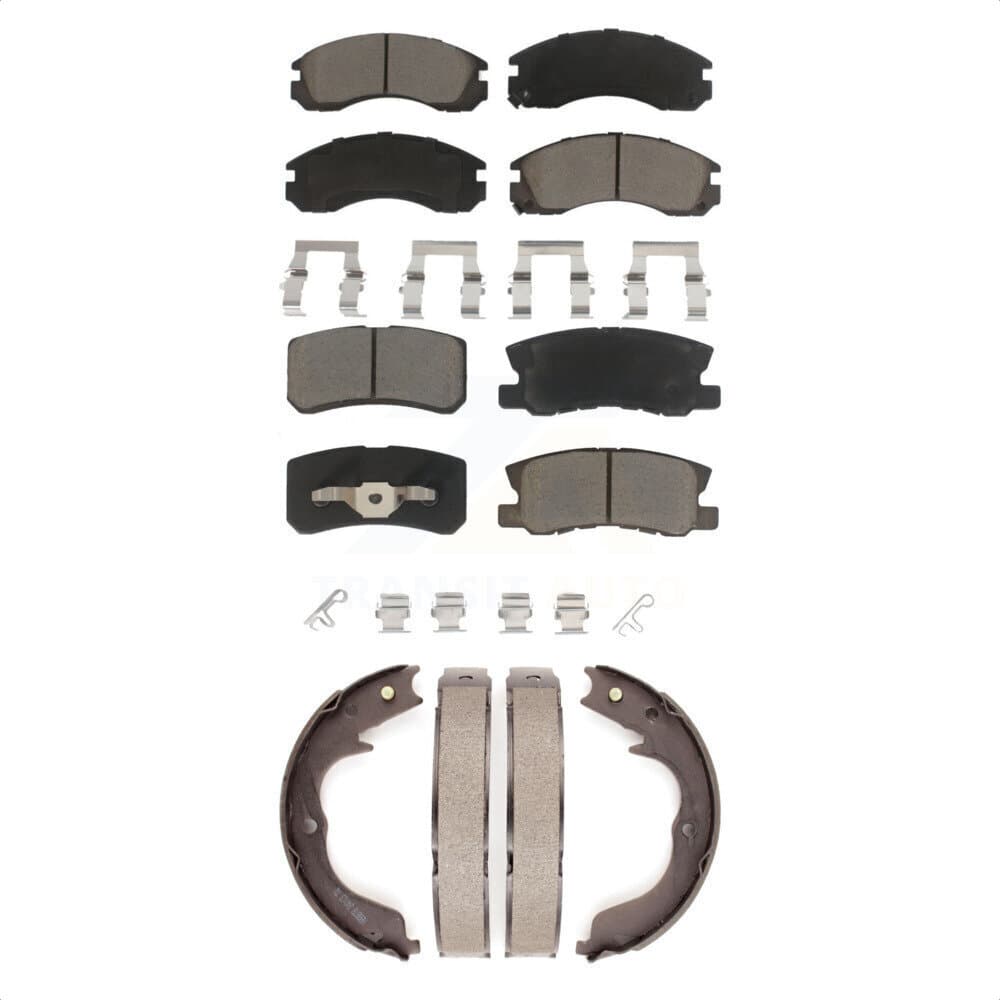 Transit Auto - KCN-100171 - Front and Rear Disc Brake Pad Kits image 1