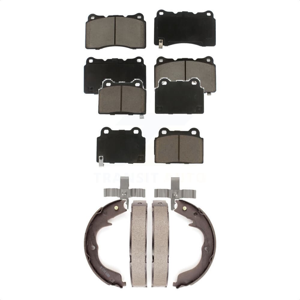 Transit Auto - KCN-100172 - Front and Rear Disc Brake Pad Kits image 1