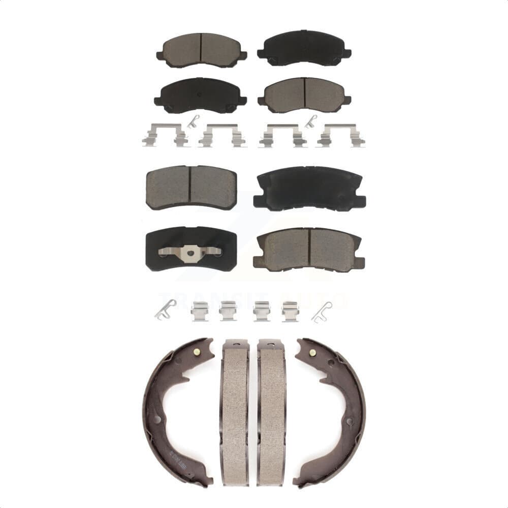 Transit Auto - KCN-100174 - Front and Rear Disc Brake Pad Kits image 1