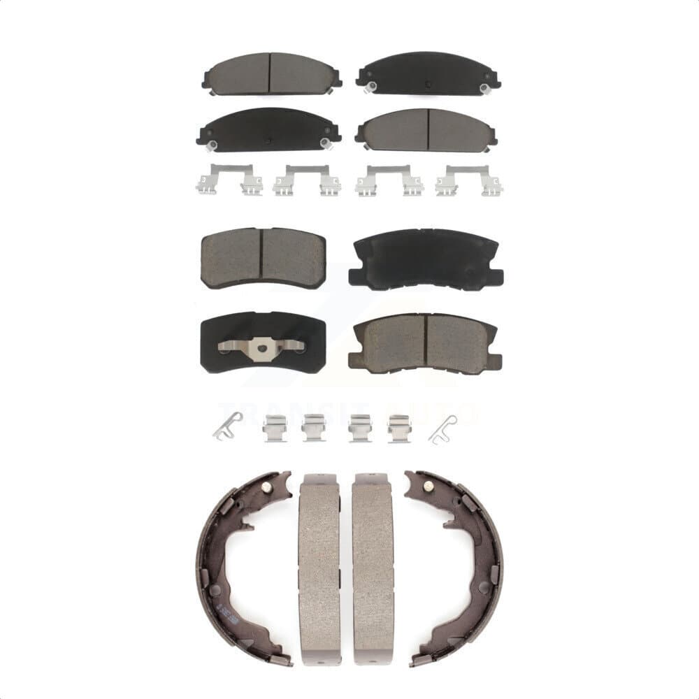 Transit Auto - KCN-100175 - Front and Rear Disc Brake Pad Kits image 1