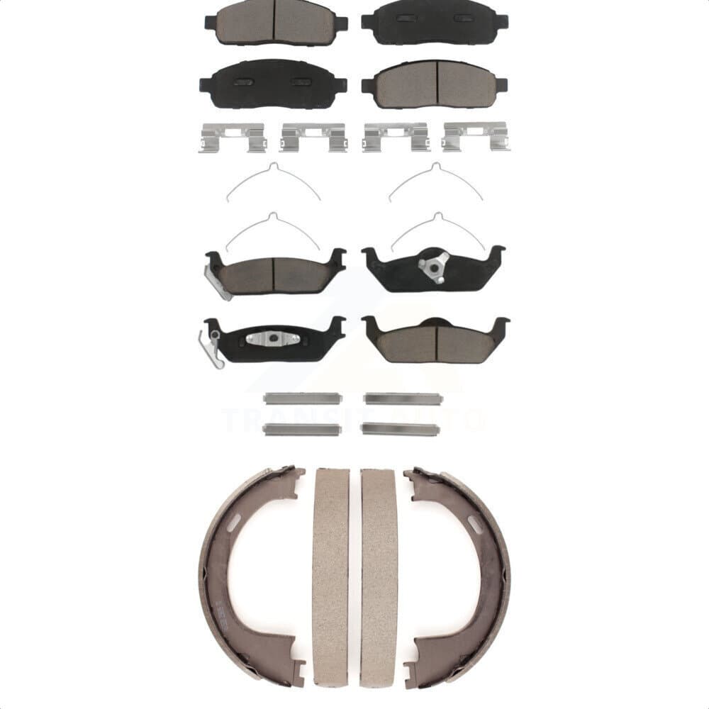 Transit Auto - KCN-100177 - Front and Rear Disc Brake Pad Kits image 1