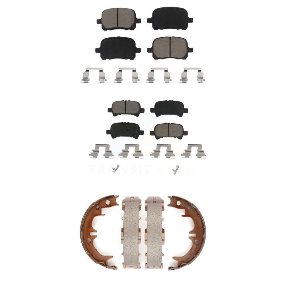 Transit Auto - KCN-100181 - Front and Rear Disc Brake Pad Kits image 1