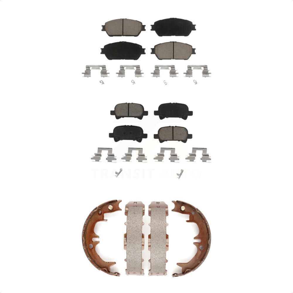 Transit Auto - KCN-100184 - Front and Rear Disc Brake Pad Kits image 1