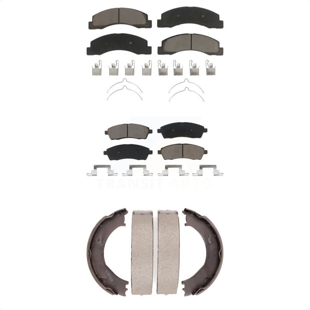 Transit Auto - KCN-100196 - Front and Rear Disc Brake Pad Kits image 1