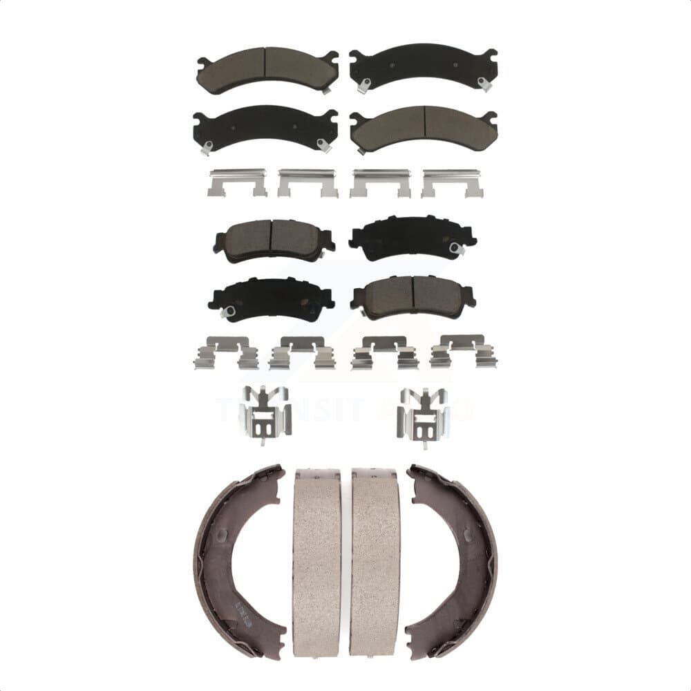 Transit Auto - KCN-100201 - Front and Rear Disc Brake Pad Kits image 1
