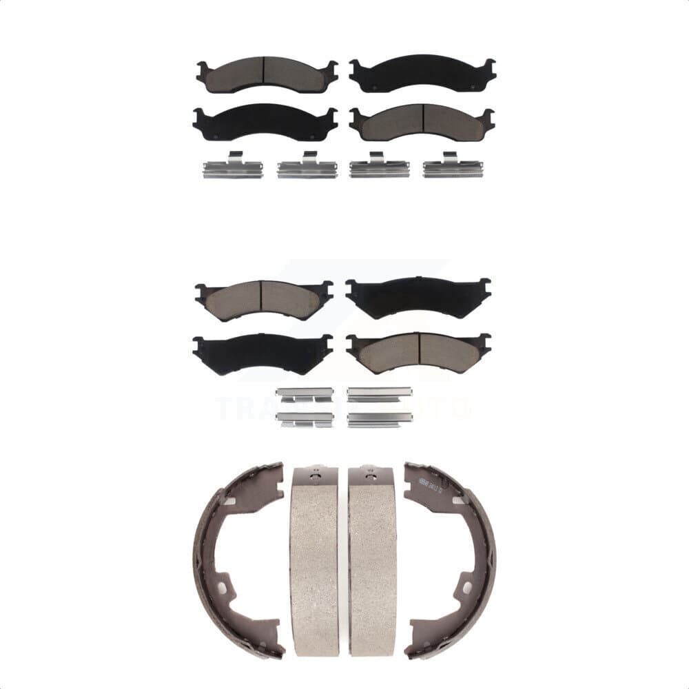 Transit Auto - KCN-100204 - Front and Rear Disc Brake Pad Kits image 1