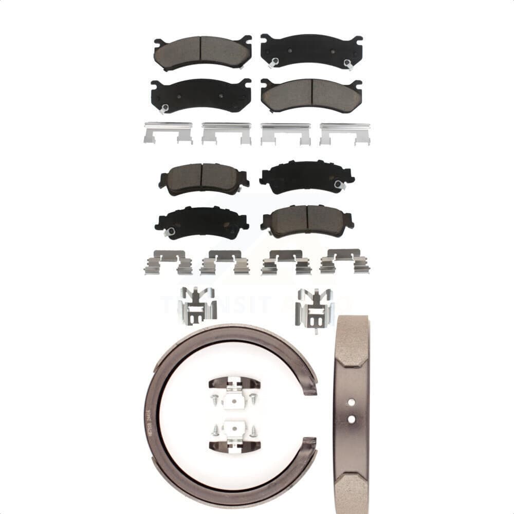 Transit Auto - KCN-100207 - Front and Rear Disc Brake Pad Kits image 1