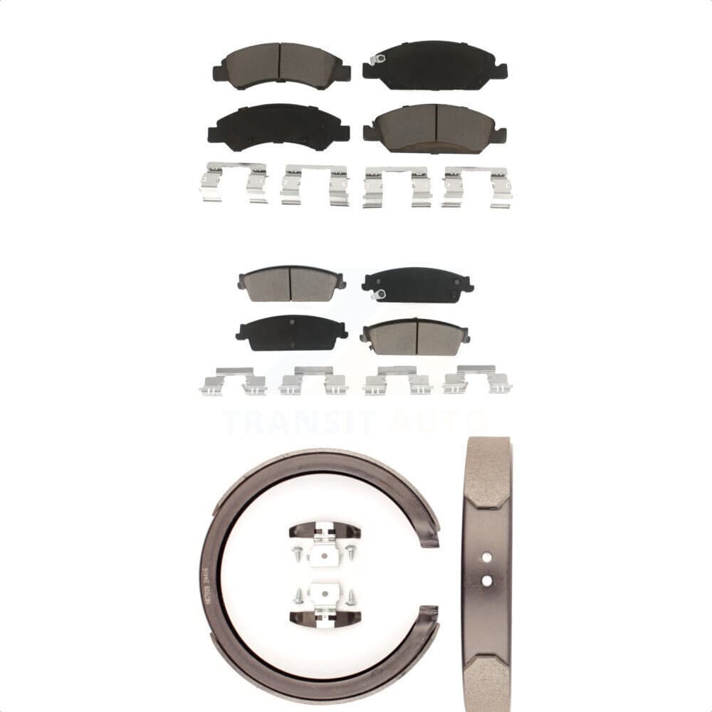 Transit Auto - KCN-100215 - Front and Rear Disc Brake Pad Kits image 1