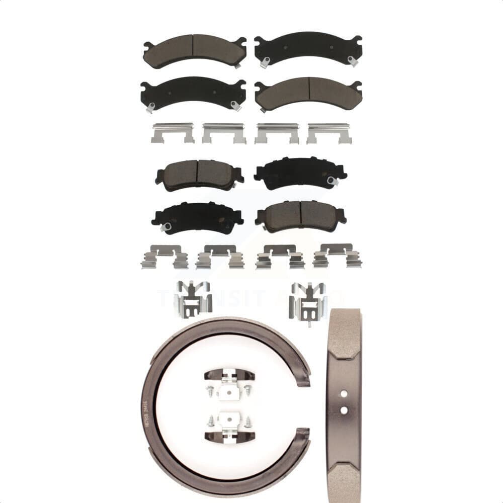 Transit Auto - KCN-100217 - Front and Rear Disc Brake Pad Kits image 1