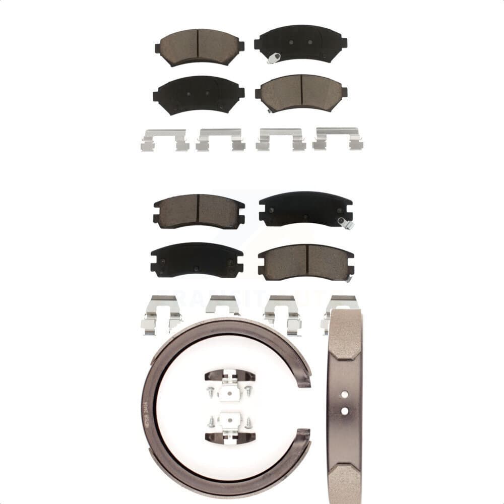 Transit Auto - KCN-100218 - Front and Rear Disc Brake Pad Kits image 1