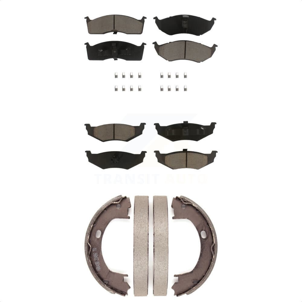 Transit Auto - KCN-100250 - Front and Rear Disc Brake Pad Kits image 1