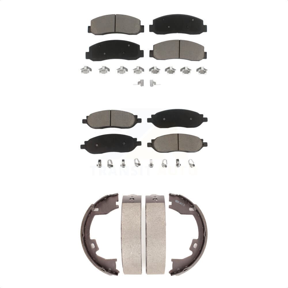 Transit Auto - KCN-100251 - Front and Rear Disc Brake Pad Kits image 1