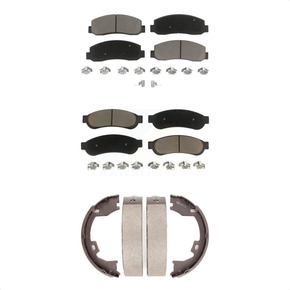 Transit Auto - KCN-100256 - Front and Rear Disc Brake Pad Kits image 1