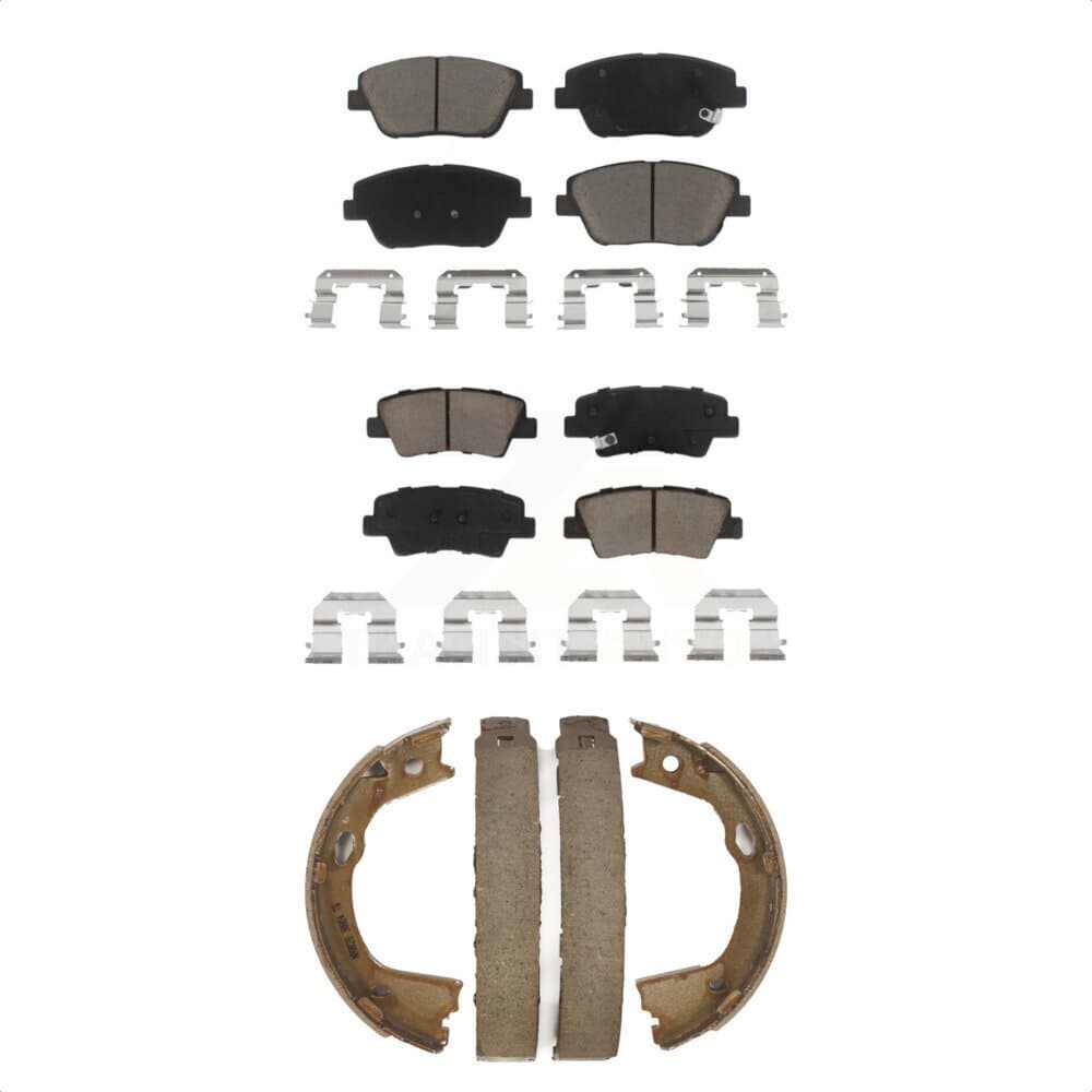Transit Auto - KCN-100259 - Front and Rear Disc Brake Pad Kits image 1