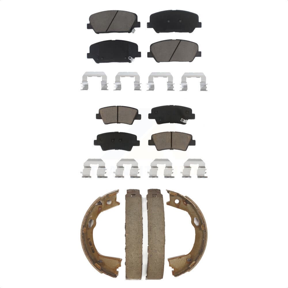Transit Auto - KCN-100260 - Front and Rear Disc Brake Pad Kits image 1