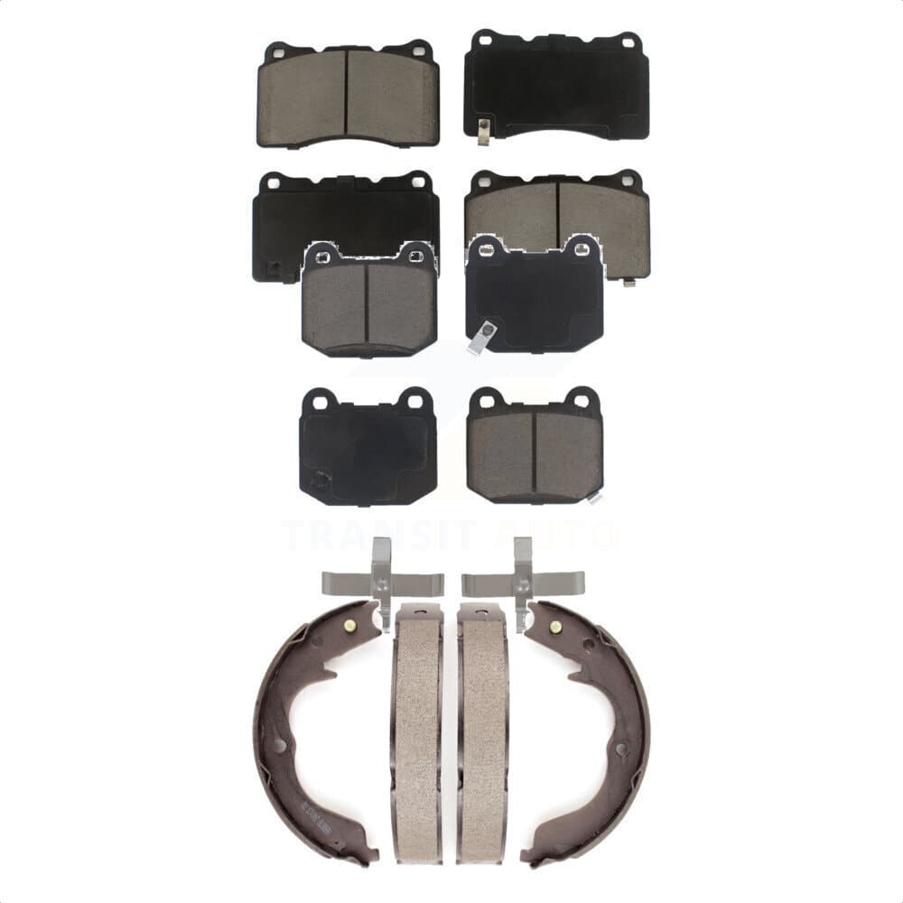 Transit Auto - KCN-100282 - Front and Rear Disc Brake Pad Kits image 1