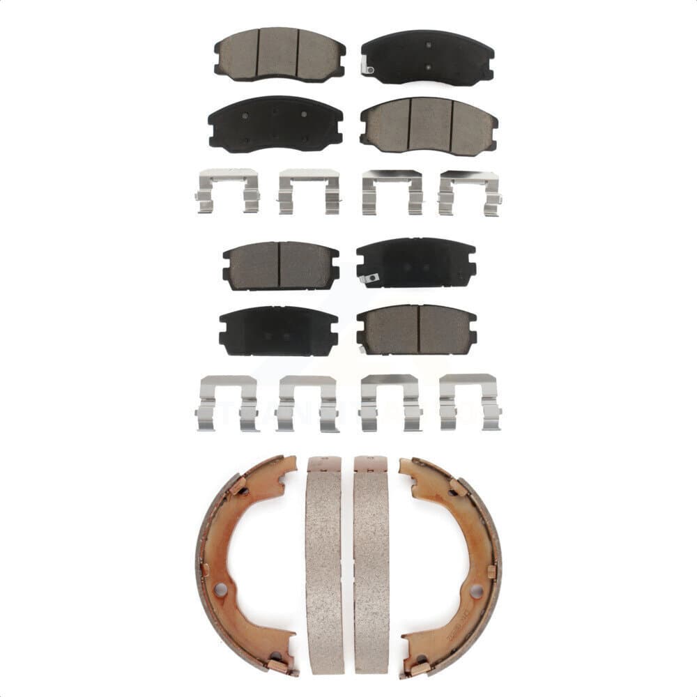 Transit Auto - KCN-100288 - Front and Rear Disc Brake Pad Kits image 1
