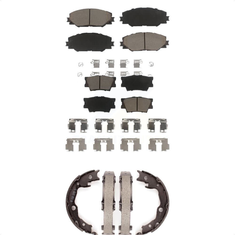 Transit Auto - KCN-100296 - Front and Rear Disc Brake Pad Kits image 1