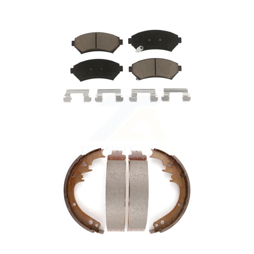 Transit Auto - KCN-100323 - Front and Rear Disc Brake Pad Kits image 1